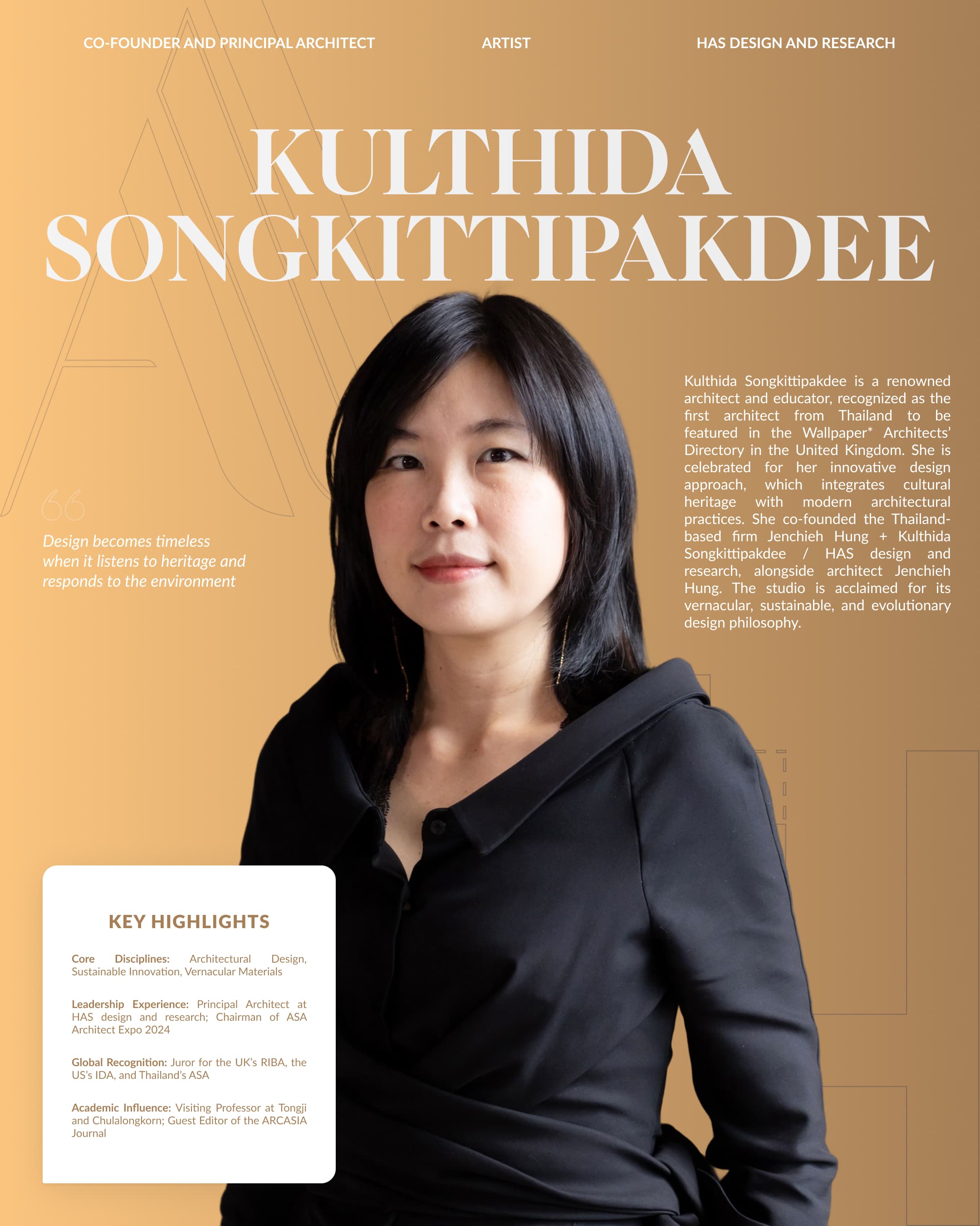 2026 AADA Juror - Kulthida Songkittipakdee: Championing Vernacular Intelligence In Contemporary Architecture