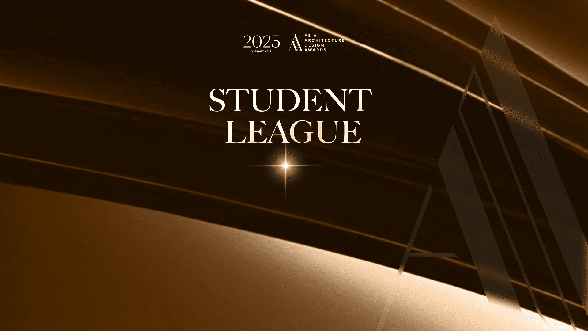 2025 Asia Architecture Design Awards - Student League: Shaping the Future of Architecture